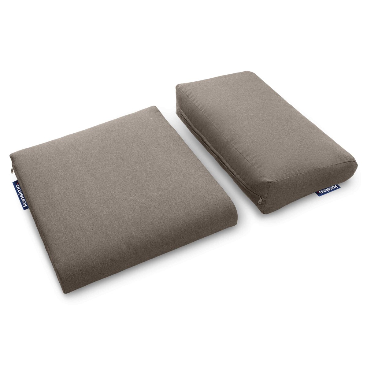 KONSIMO TRIBO Fotel ogrodowy w stylu industrialnym wykonany ze stali w kolorze antracytowym