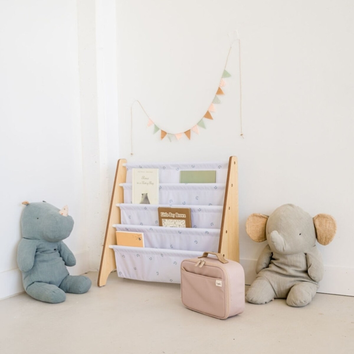 3 Sprouts Stojak na Książki Recycled Blueberry Mist