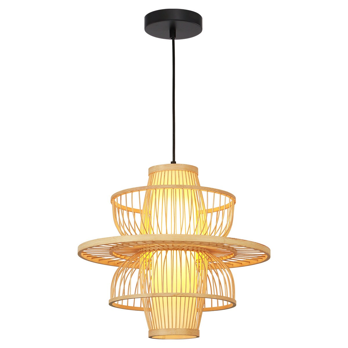 Lampa wisząca Light Prestige Astra drewno 1 x E27 1 szt.