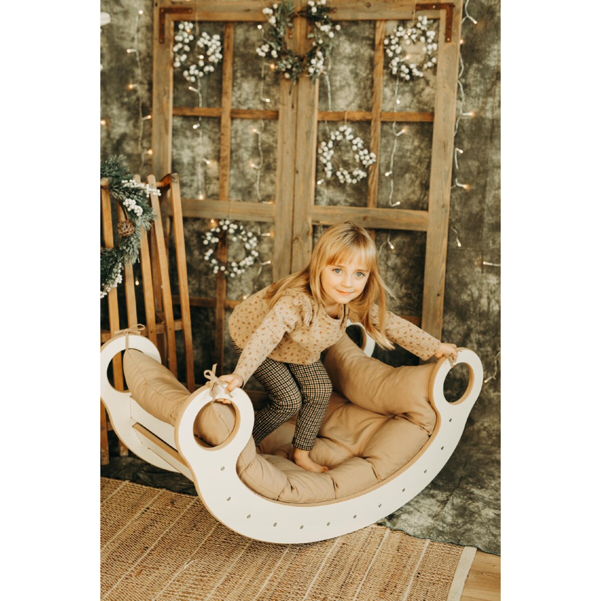 Bujak drewniany MONTESSORI deska do balansowania CERTYFIKOWANY