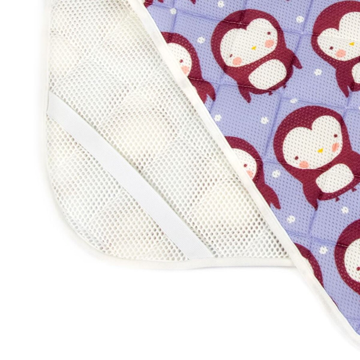 Top na materac 120x60 cm ochraniacz - DREAM Pingwiny