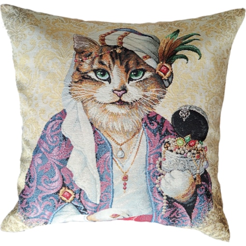 Poszewka Na Poduszkę Jasiek 45X45 Cm Żakardowa Dekoracyjna Ozobna Gatto