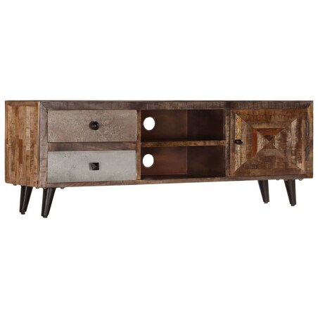 vidaXL Szafka pod TV, 118x30x40 cm, lite drewno mango