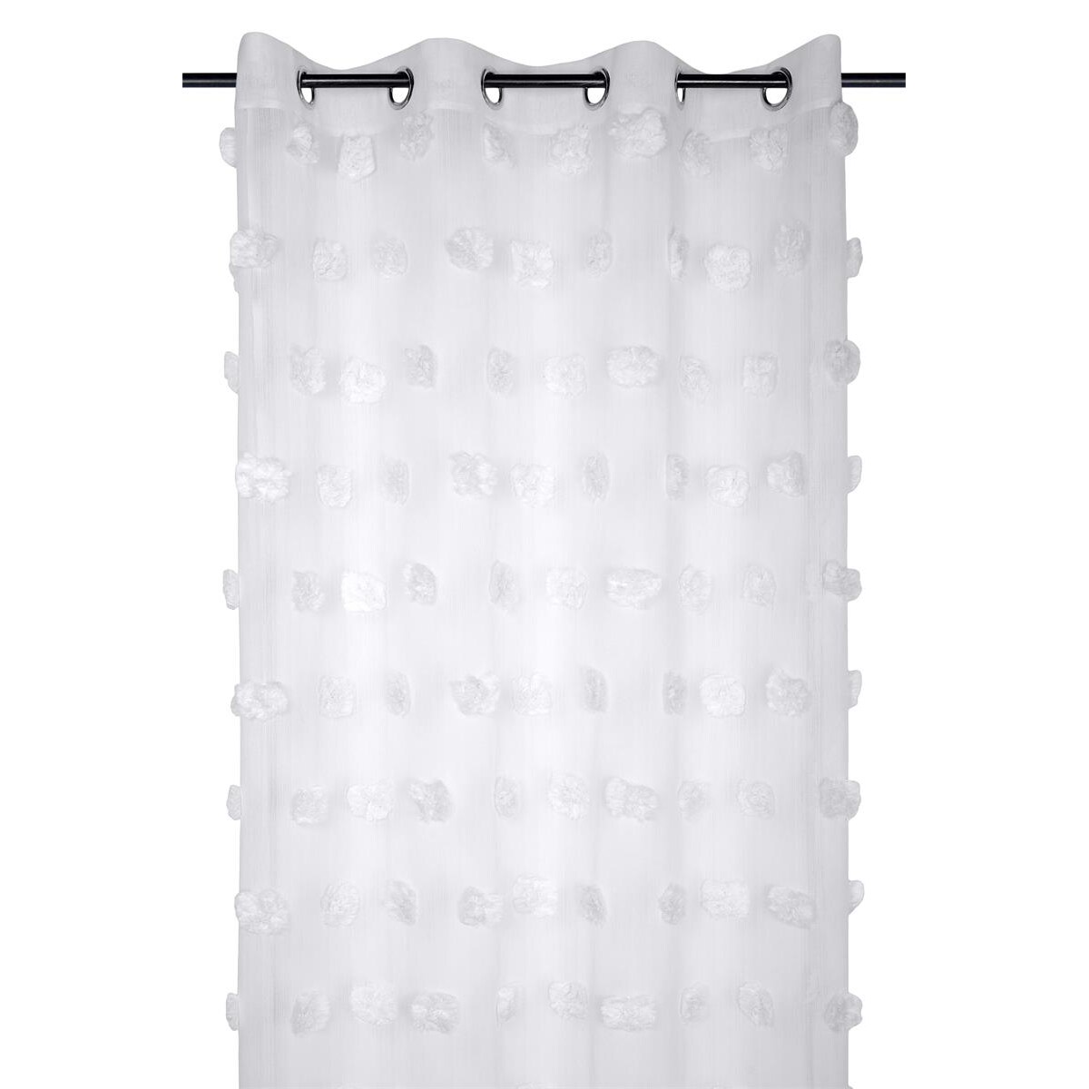 Firana POMPINOU pompony, 135 x 260 cm