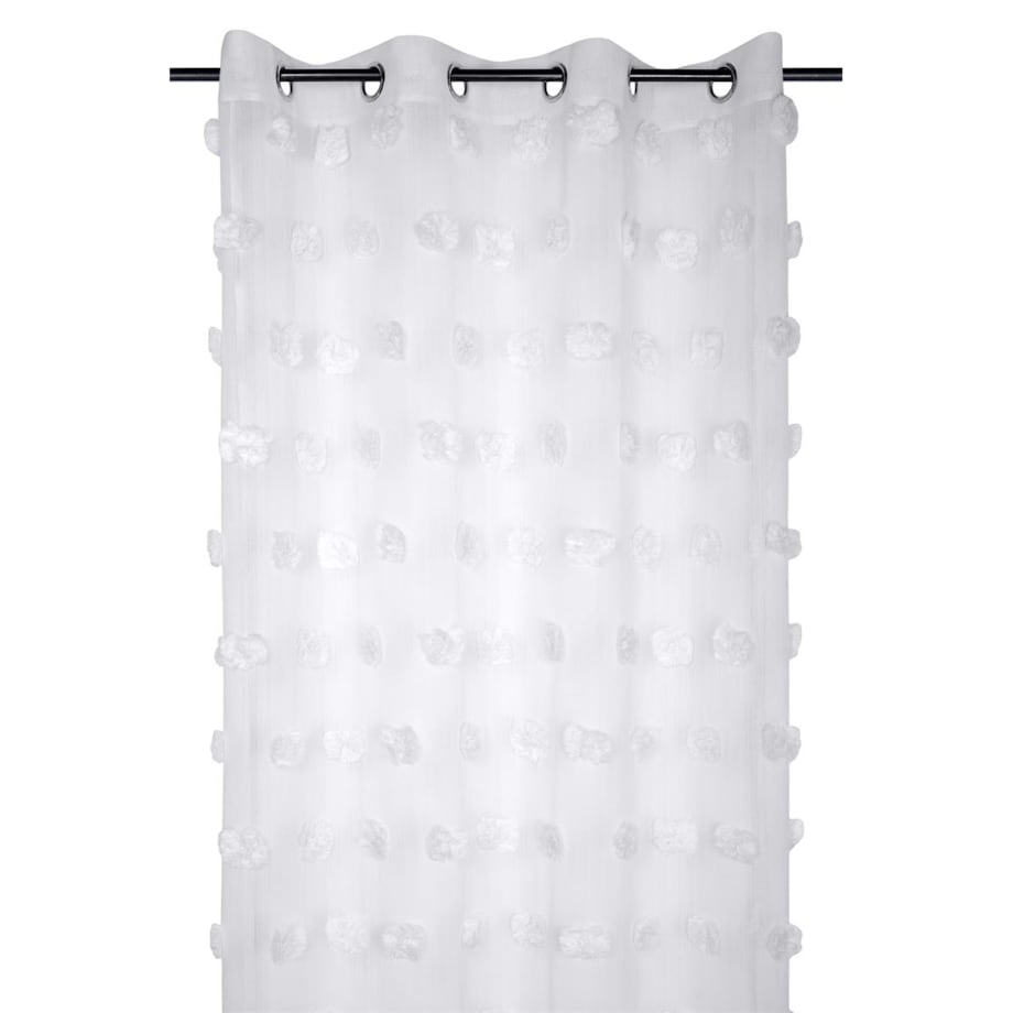 Firana POMPINOU pompony, 135 x 260 cm