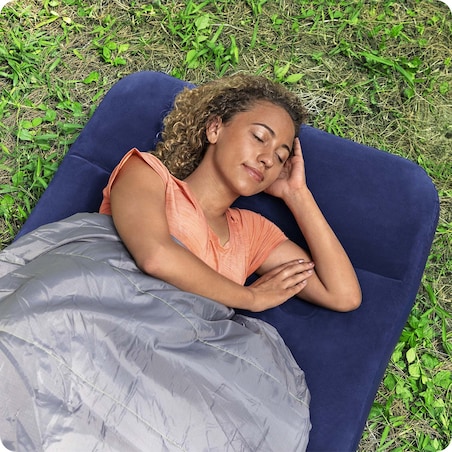 Materac dmuchany Bestway wbudowana pompka nożna jednoosobowy 185x76x28 cm