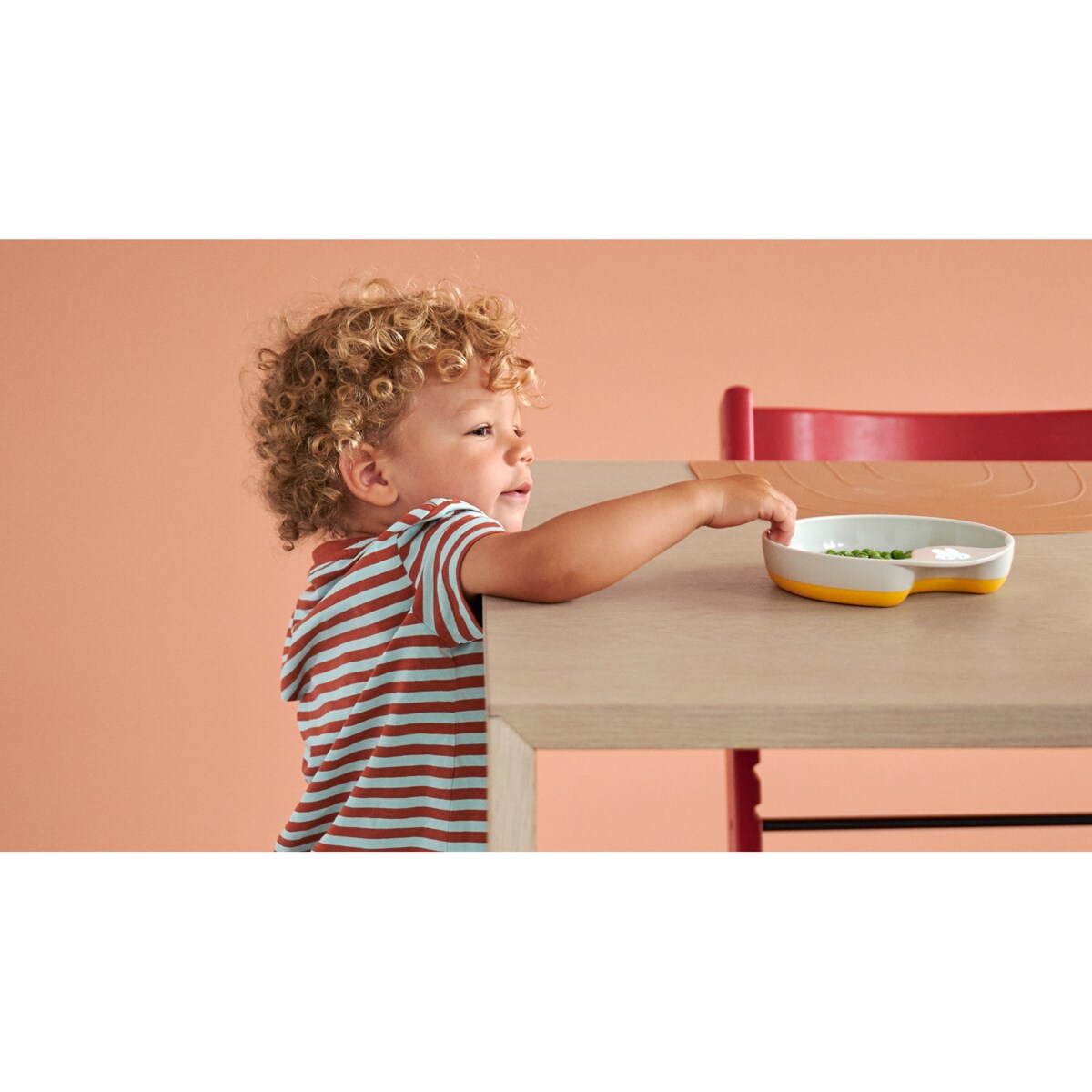 Talerzyk dziecięcy do karmienia Mio Deep Turquoise 108002012400