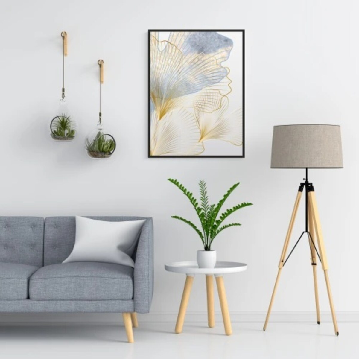 Plakaty Obrazy Poster ze Złotem na ścianę do salonu sypialni Kwiaty 50x70