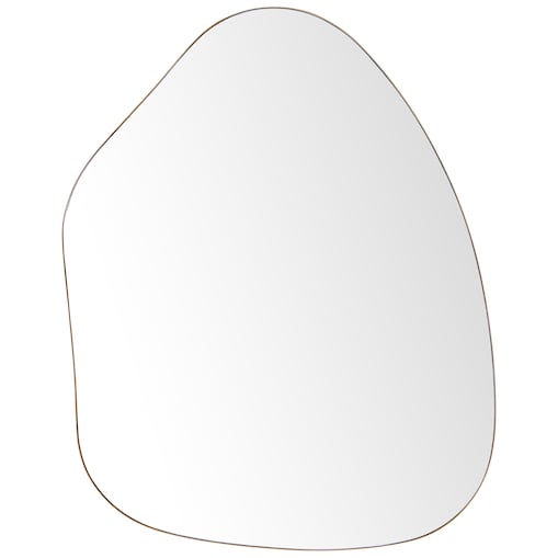 Lustro ścienne PUTEAUX 70 cm 92 cm Metal Złoty