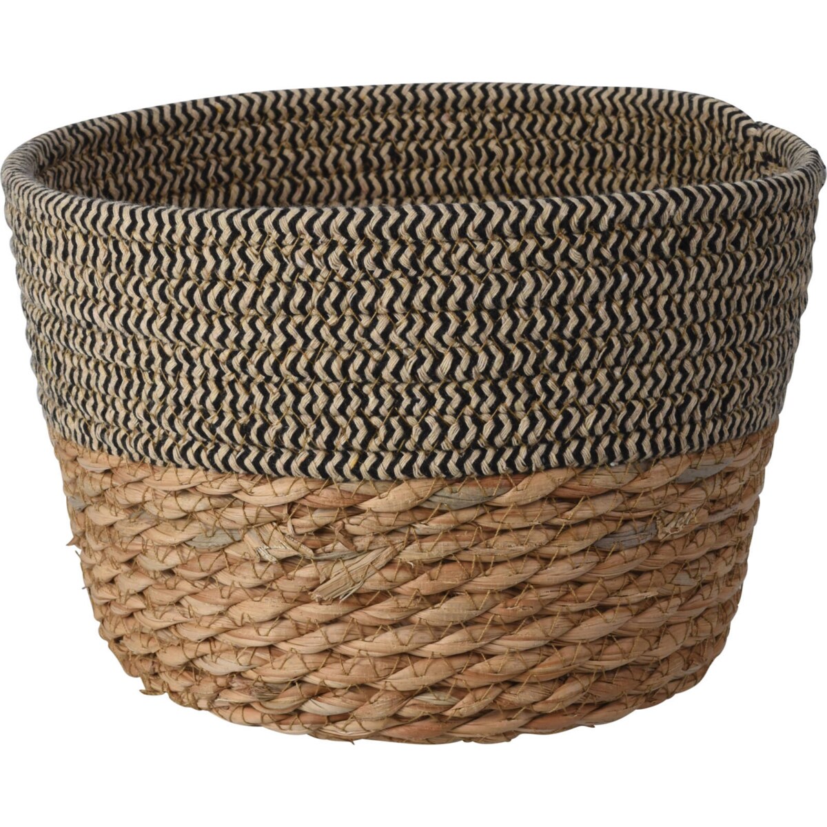 Komplet koszy do przechowywania, włókno naturalne, 3 sztuki