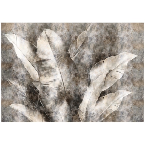 Fototapeta Do Sypialni Salonu Na Flizelinie Liście Vintage Brązowy 400x280