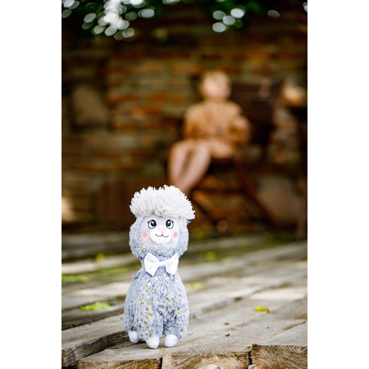 InnoGIO GIOplush Alpaca Alpaka Szara Maskotka 30 cm