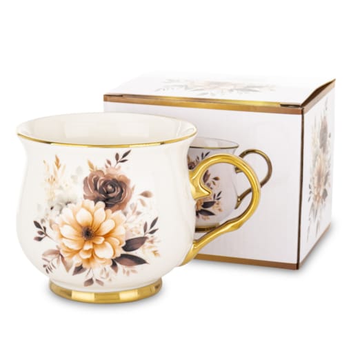 Kubek porcelanowy baryłka 430 ml z pudełkiem 9x13,5x10 cm BALERO-2