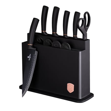 Zestaw noży w bloku i desek do krojenia BerlingerHaus Black Rose BH-2491