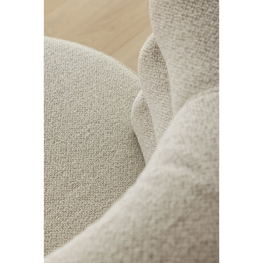 Krzesło obrotowe, do jadalni Protea beżowo-kremowe