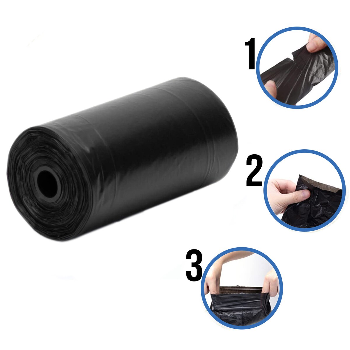 Woreczki Worki Na Psie Odchody 90 Worków 6 Rolek Biodegradowalne