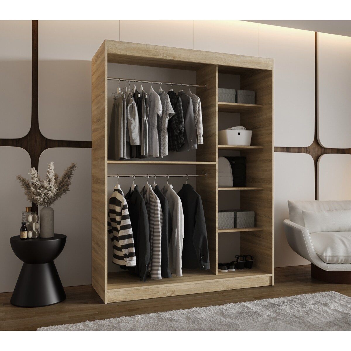 Szafa przesuwna SPOTI 150 sonoma