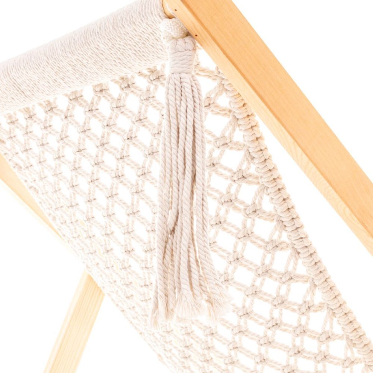 PLECIONY LEŻAK OGRODOWY W STYLU BOHO HILI