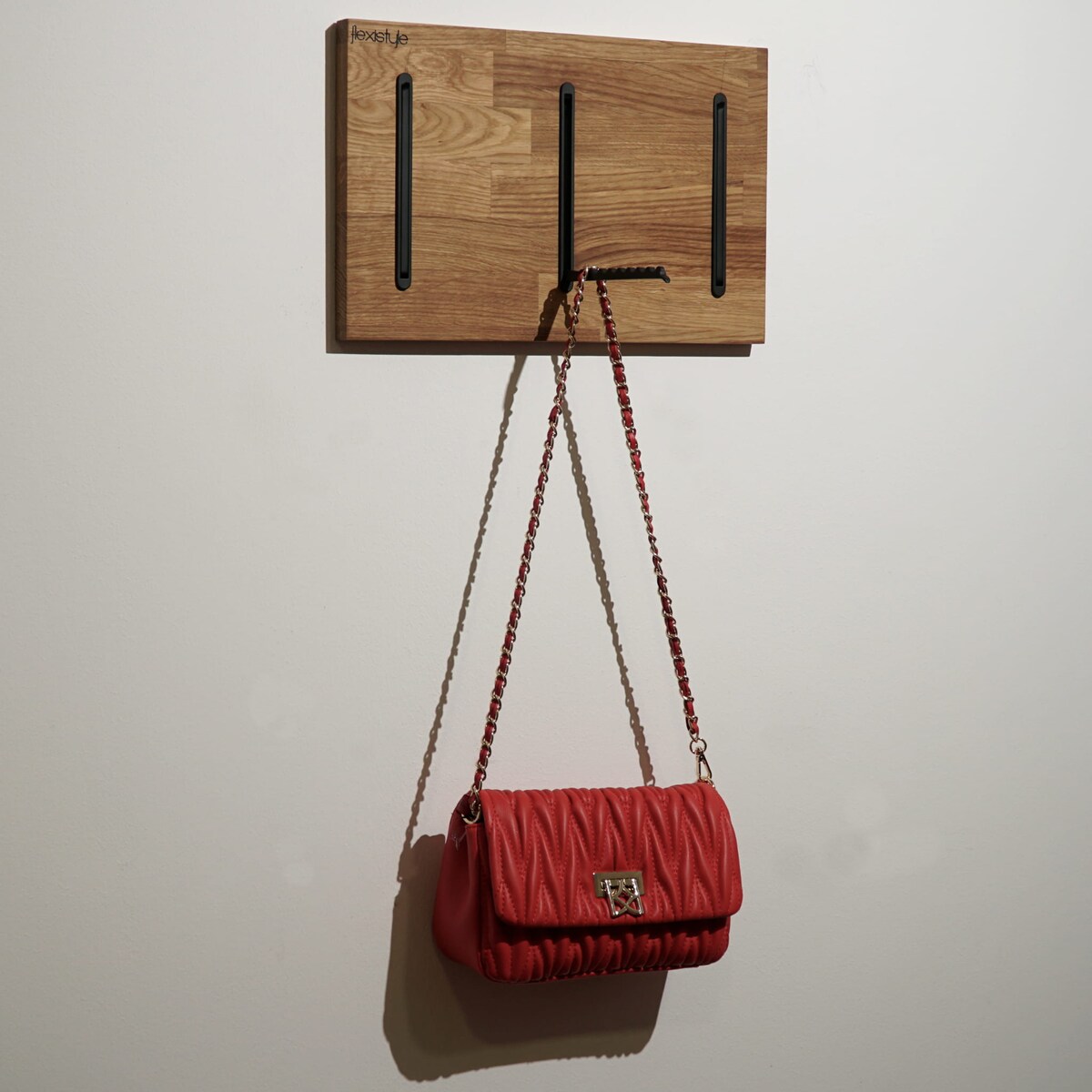 Wieszak na Ubrania Dębowy 25x40cm dębowy