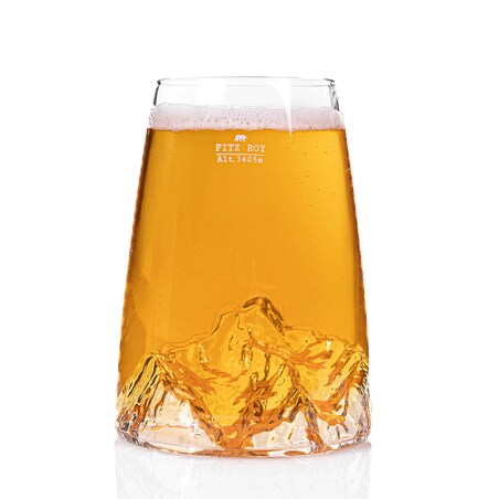 Szklanka Long Drink - Topographic - Fitz Roy