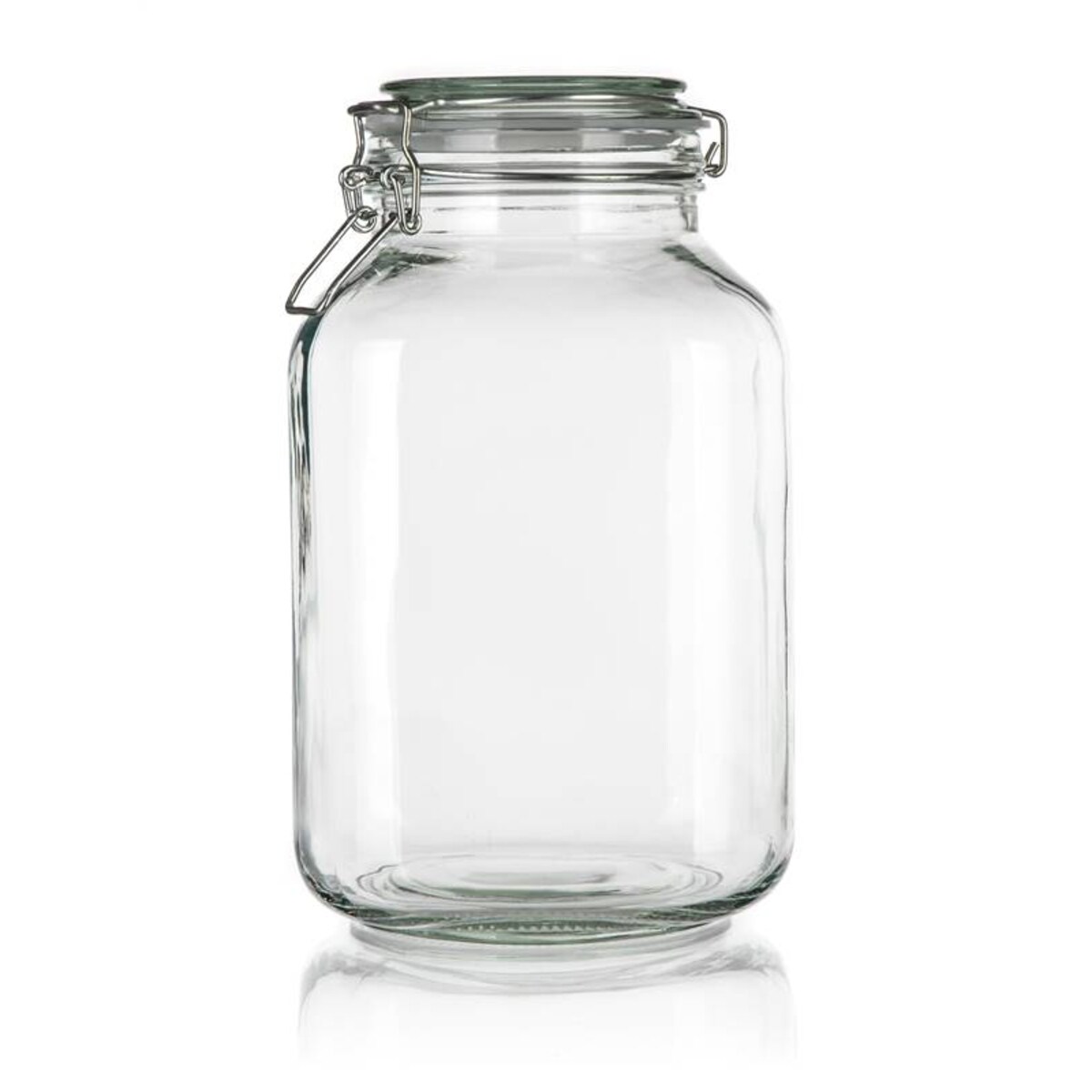 SŁOIK SZKLANY z klipsem hermetyczny na przetwory ogórki weki kapusta 3 L