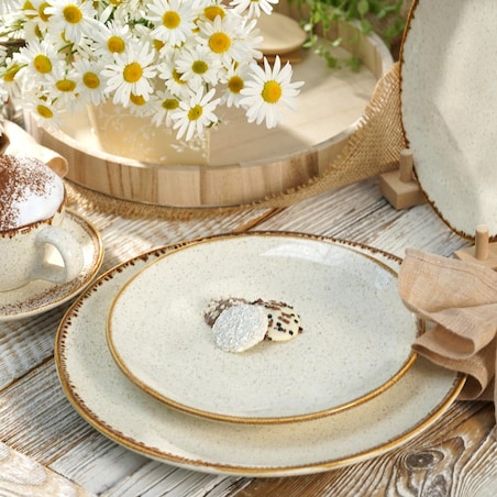 VILLA ITALIA Talerzyk deserowy śniadaniowy 21 cm ceramiczny RUSTICO