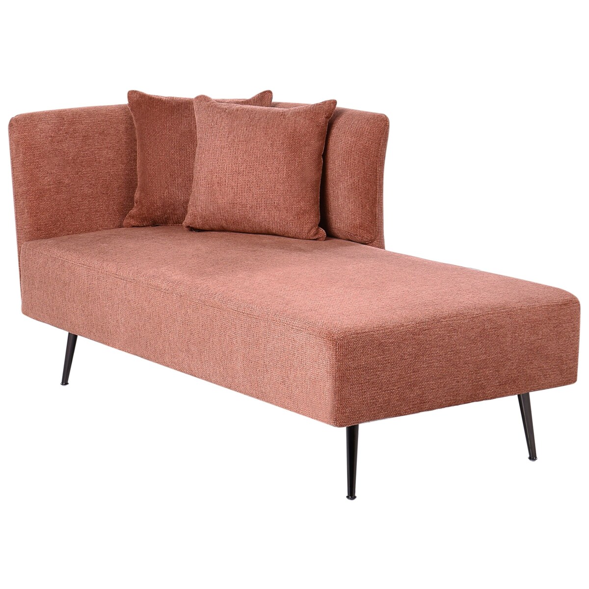 Szezlong lewostronny czerwony RIOM