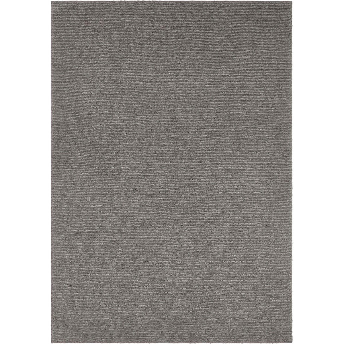 Dywan pluszowy 120x170cm do salonu,szary z krótkim miękkim włosiem