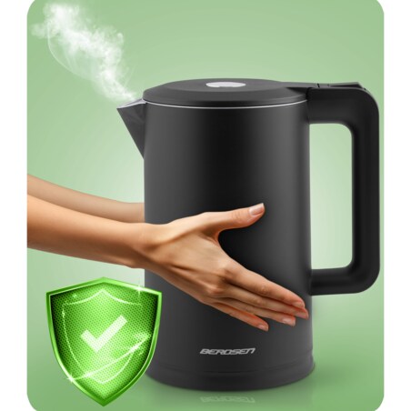 Czajnik elektryczny bezprzewodowy modny 1,7l Berdsen