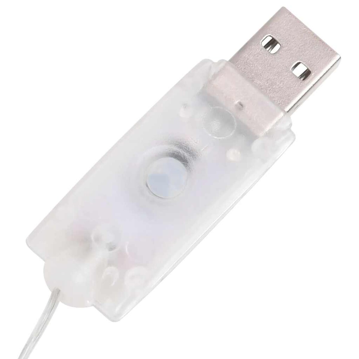 vidaXL Dekoracja świąteczna, bałwan z LED, luksusowa tkanina, 180 cm
