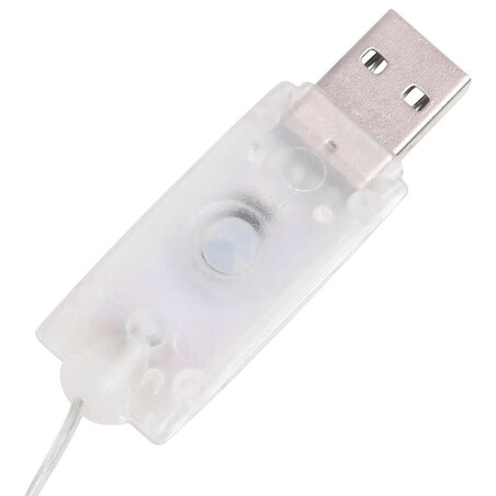 vidaXL Dekoracja świąteczna, bałwan z LED, luksusowa tkanina, 180 cm