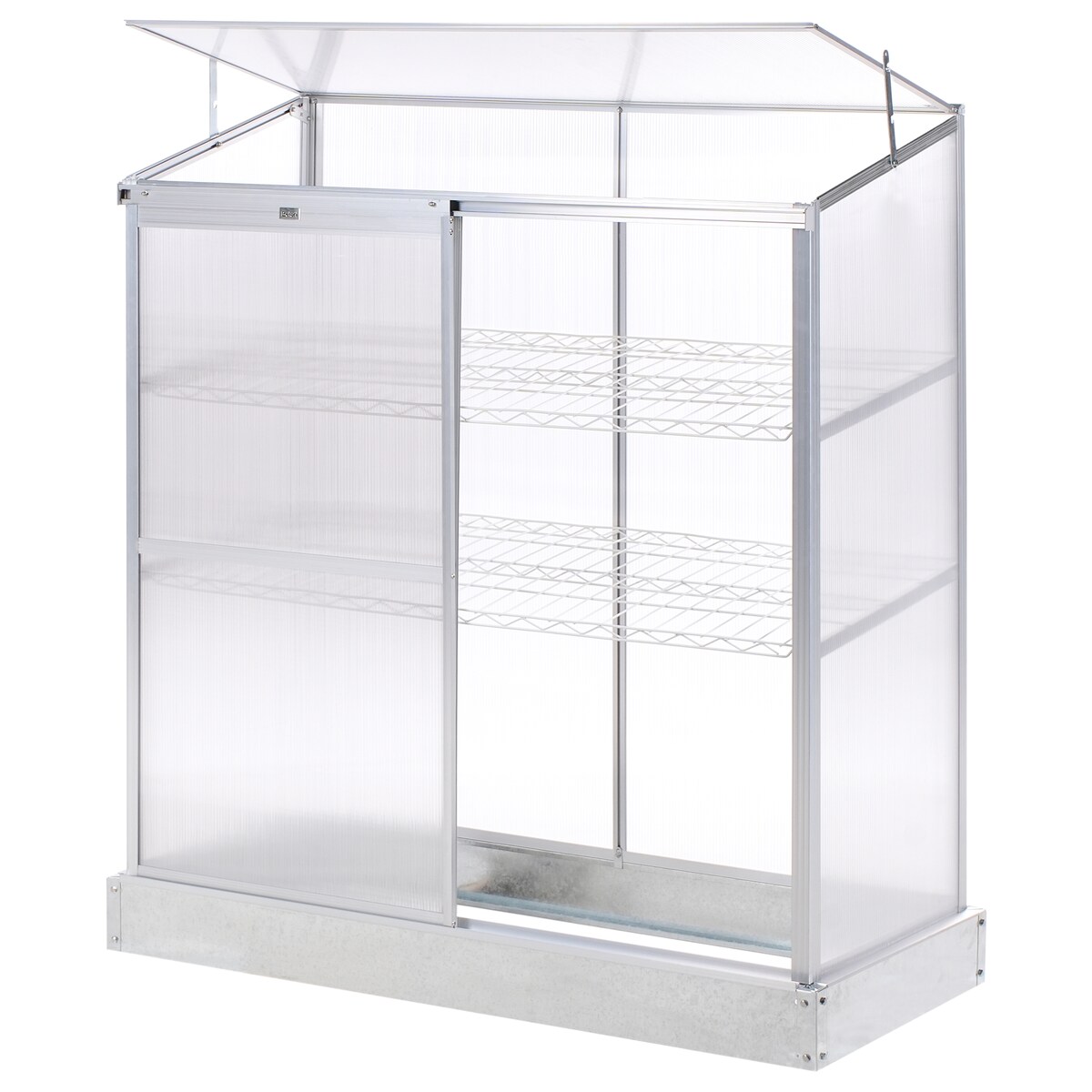 Szklarnia balkonowa LECCE Srebrny 59 cm