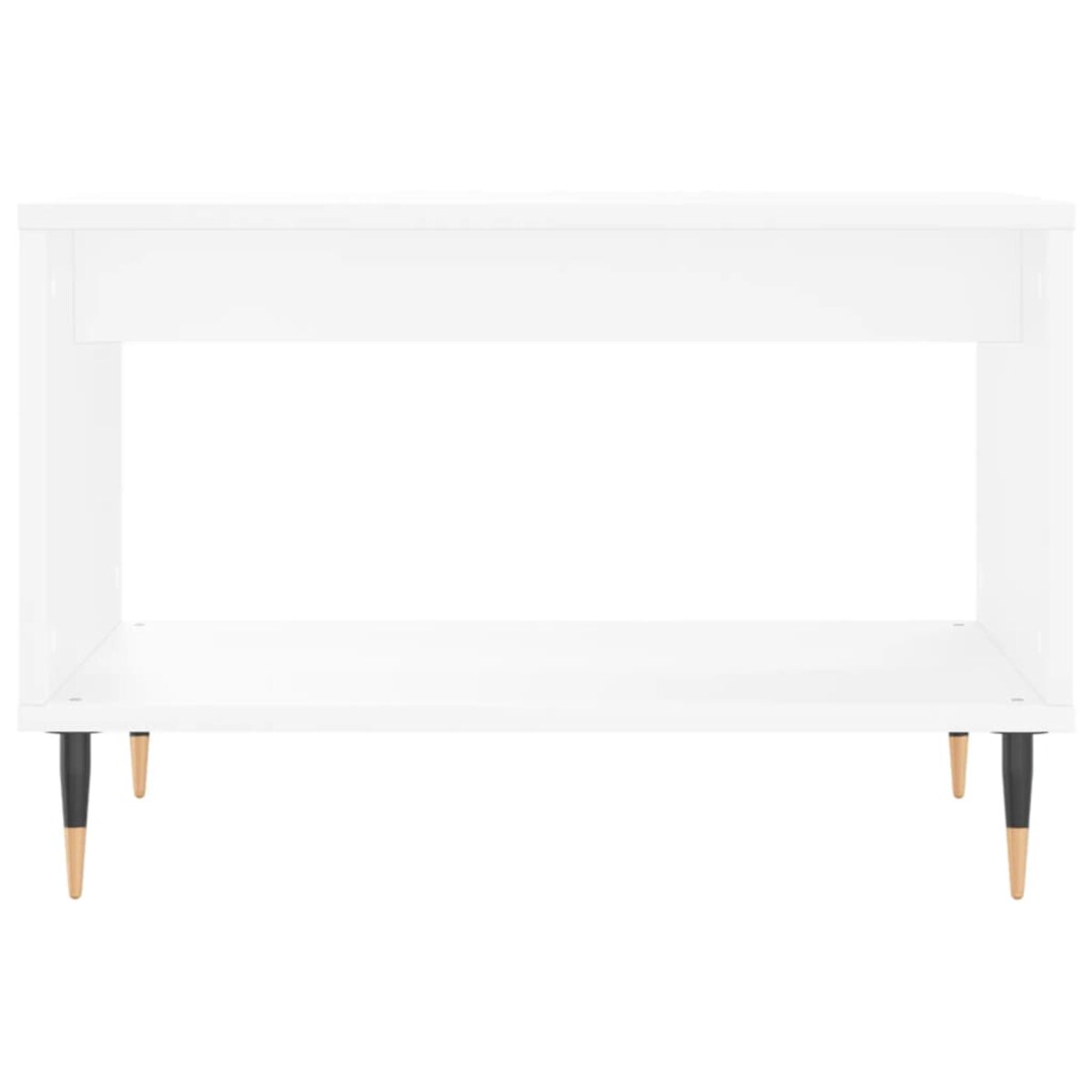 vidaXL Stolik kawowy, biały, 60x50x40 cm, materiał drewnopochodny