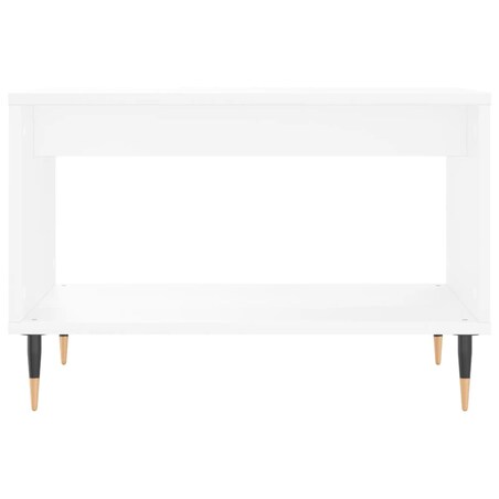 vidaXL Stolik kawowy, biały, 60x50x40 cm, materiał drewnopochodny