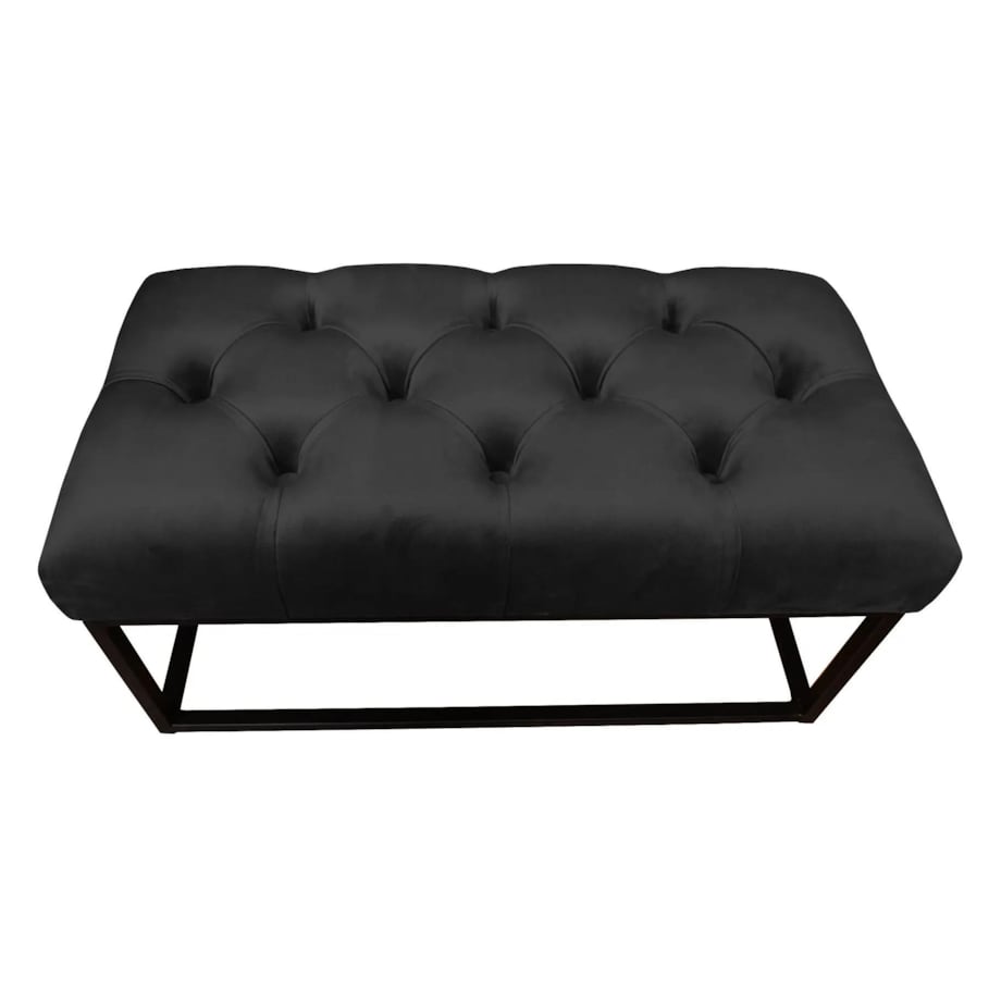 Ławka CHARLIE MG VELVET czarna