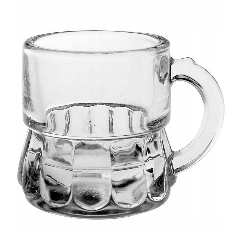 KIELISZKI DO ALKOHOLU WÓDKI kufle 25 ml 6szt z uchwytem na prezent imprezę