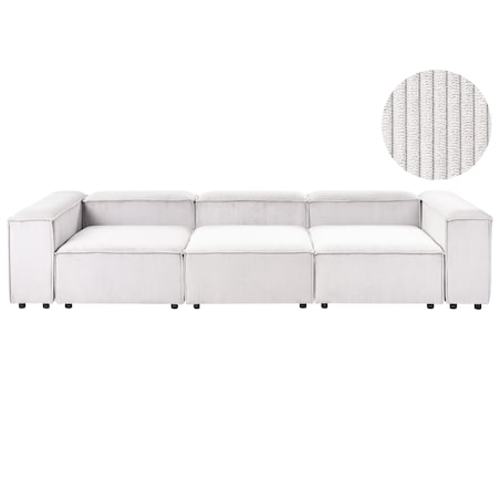 Sofa modułowa dla 3 osób ARDAL Złamana biel Sztruks