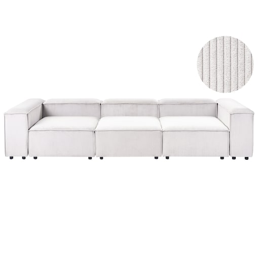 Sofa modułowa dla 3 osób ARDAL Złamana biel Sztruks