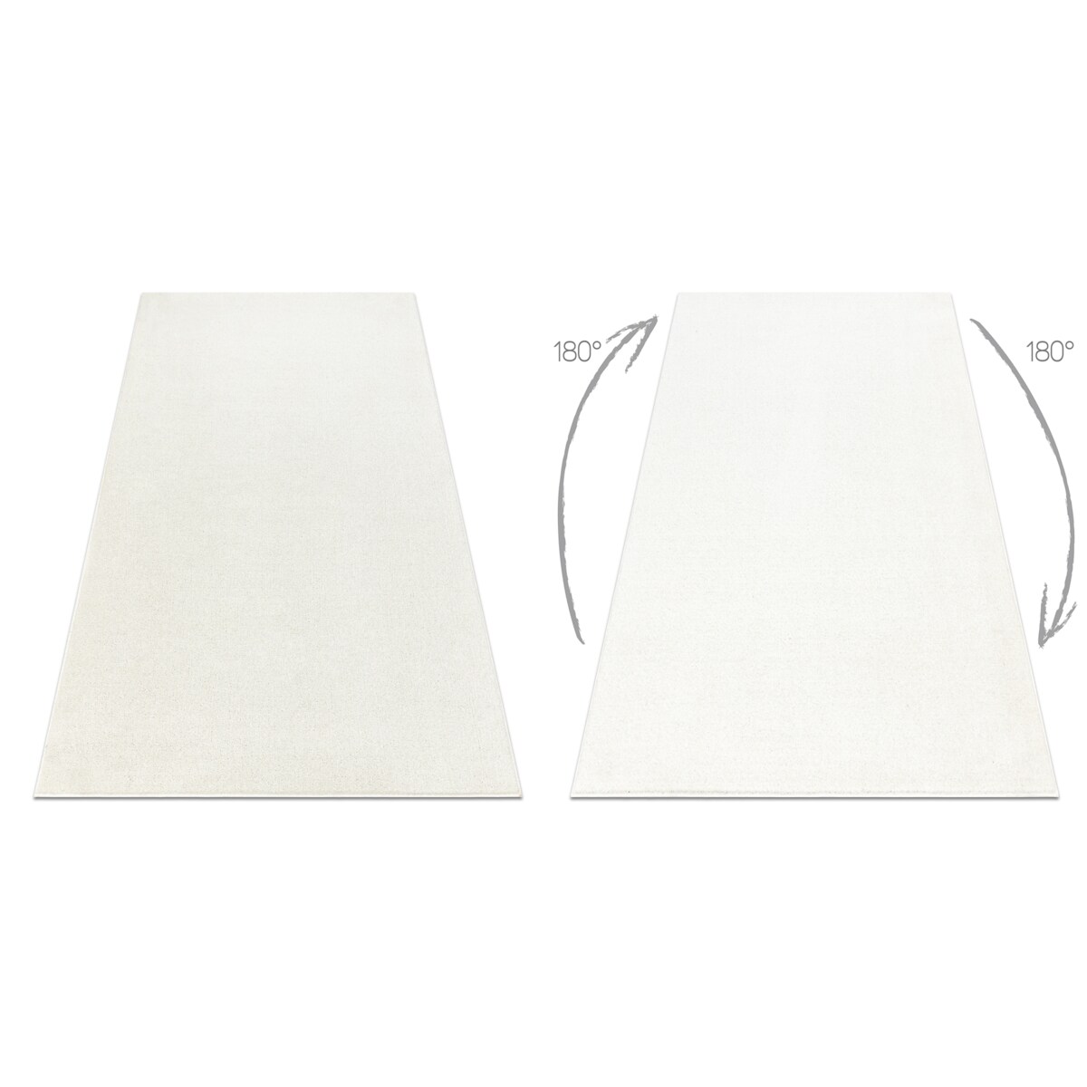 Dywan ETON PLUS krem jednolity, 150x300 cm