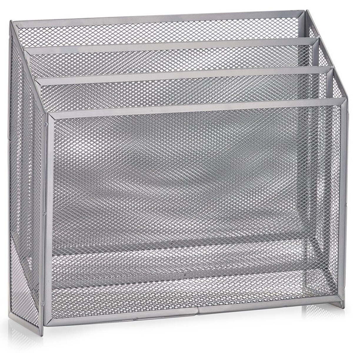 Gazetnik ze stali, organizer na gazety i czasopisma, metalowy stojak na prasę, ZELLER