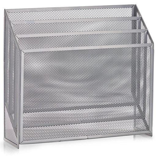 Gazetnik ze stali, organizer na gazety i czasopisma, metalowy stojak na prasę, ZELLER