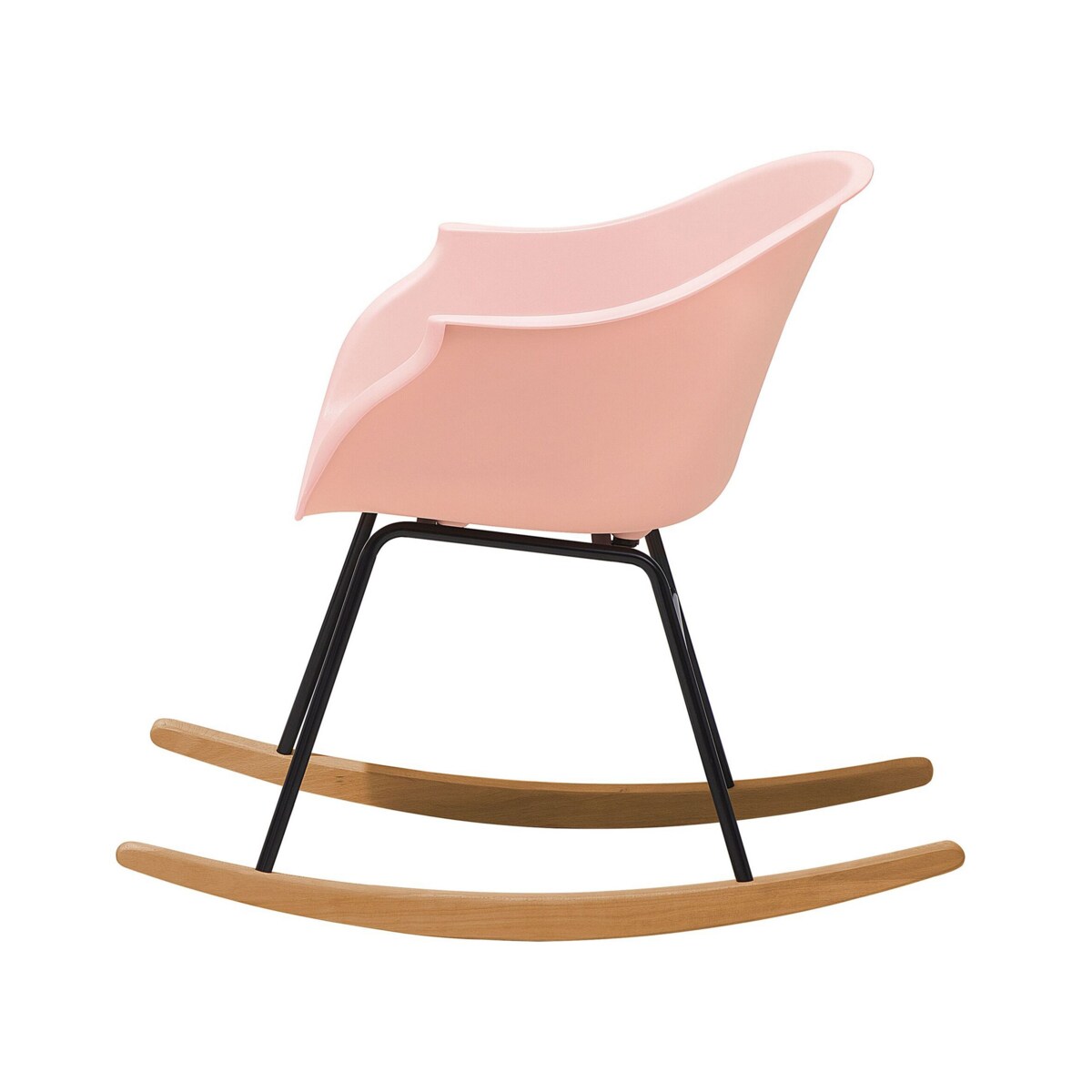 Krzesło bujane różowe HARMONY