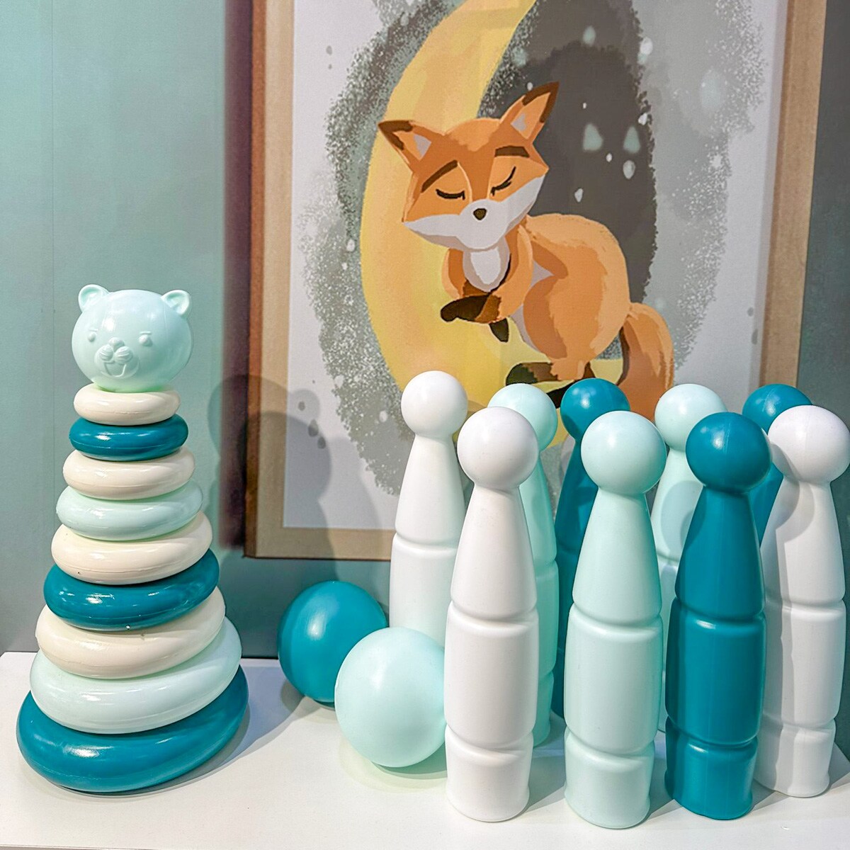 Szmaragdowa Komnata Misiowa piramidka 11 el.