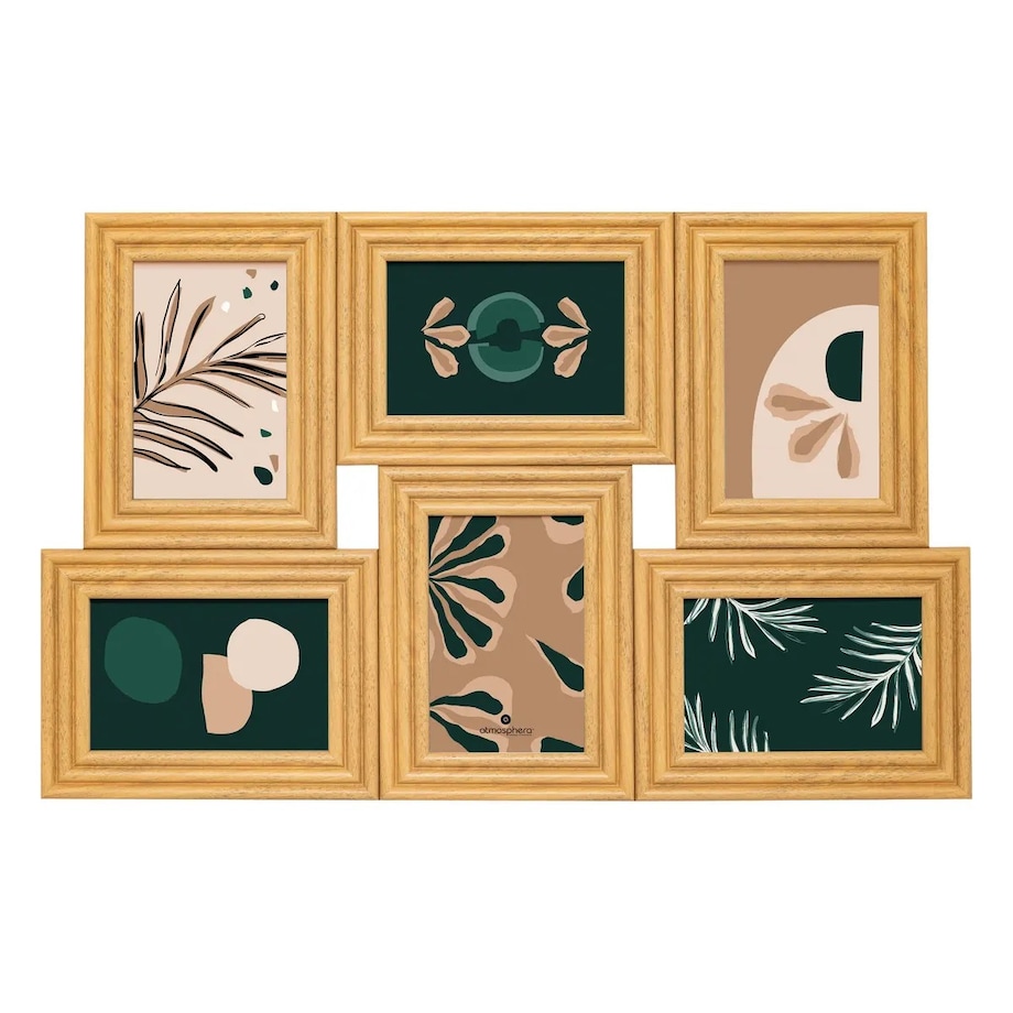 Ramka, multiramka na 6 zdjęć Sandra 55,5x35,3 cm