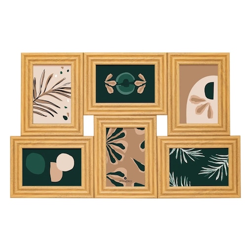 Ramka, multiramka na 6 zdjęć Sandra 55,5x35,3 cm