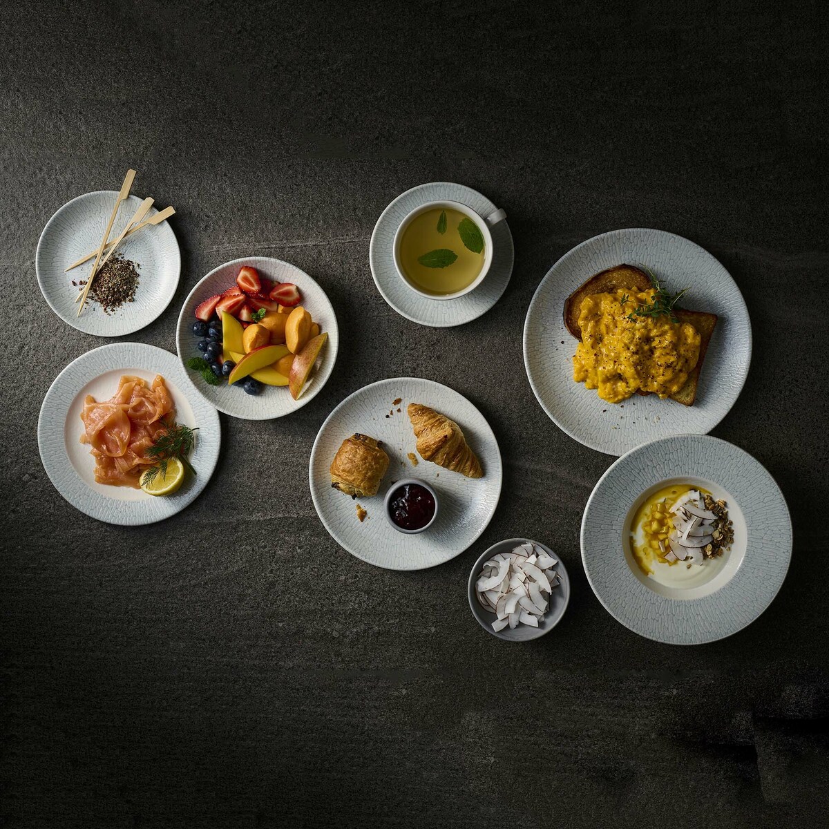 Talerz płytki klasyczny Delta Grey, 210mm