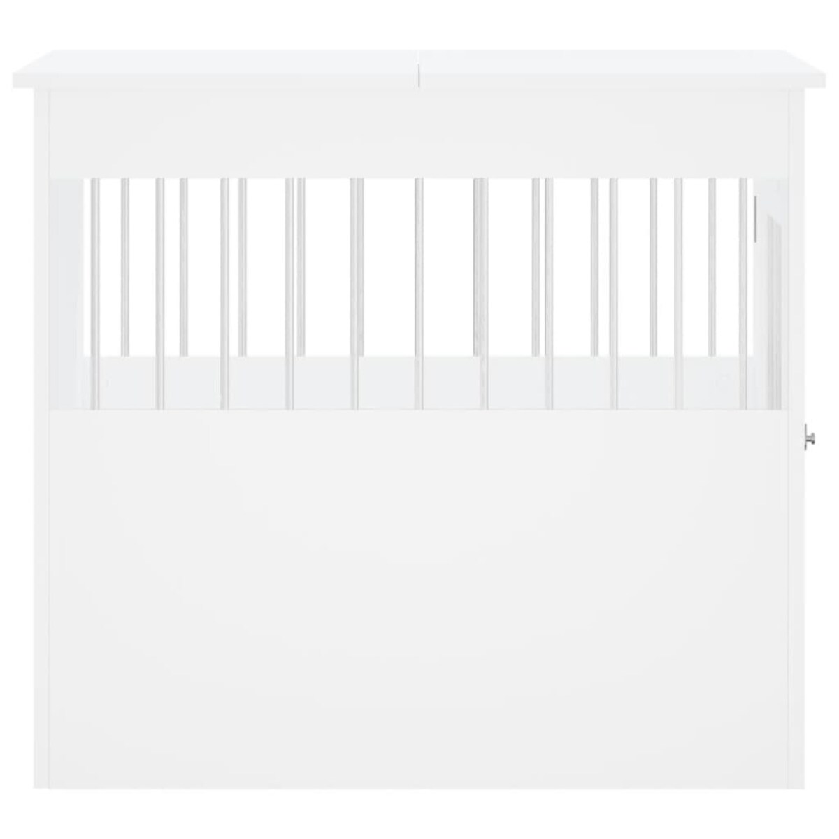 vidaXL Kojec dla psa, biały, 64,5x80x71 cm, materiał drewnopochodny