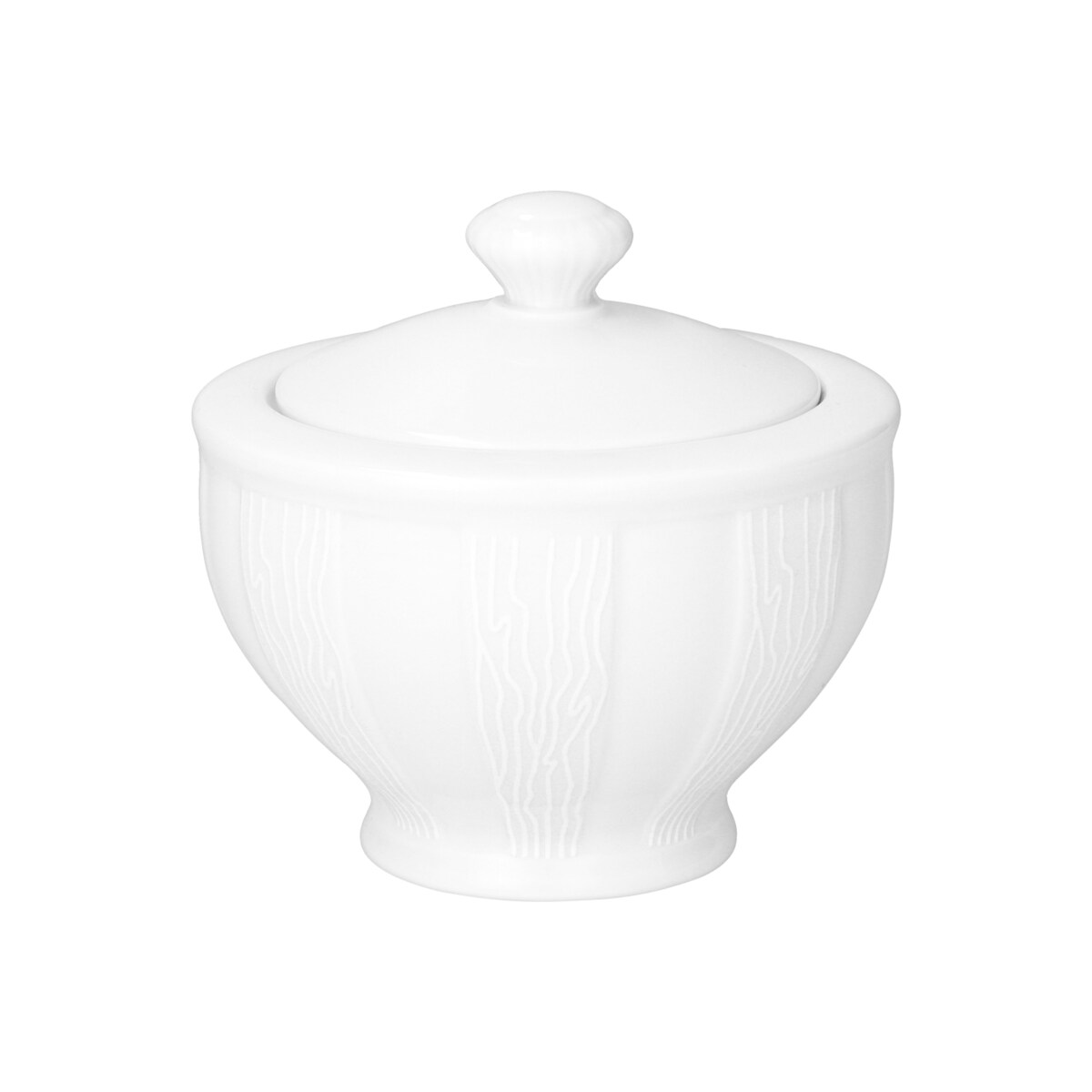 Garnitur do herbaty dla 6 osób 21 el. Oktawa Biała Kora G902