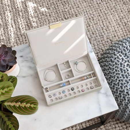 Pudełko na charmsy Stackers classic jasnobeżowe z pokrywką