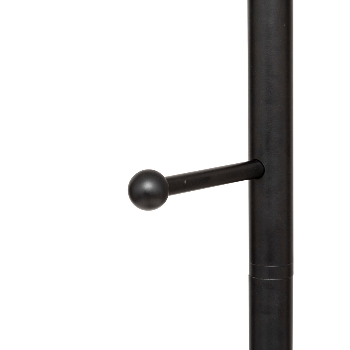 Wieszak na płaszcze BLACKMARBLE z 6 metalowymi uchwytami, 173 cm